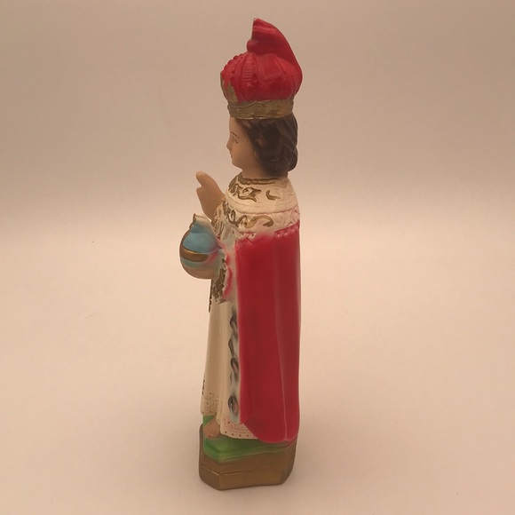 VTG (50’s) Chalkware Infant of Prague Child Jesus Statue - Picture 2 of 10